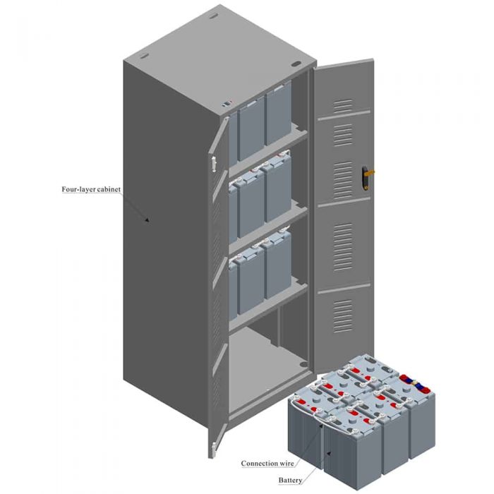 2V vertical four-layer cabinet (24pcs batteries)